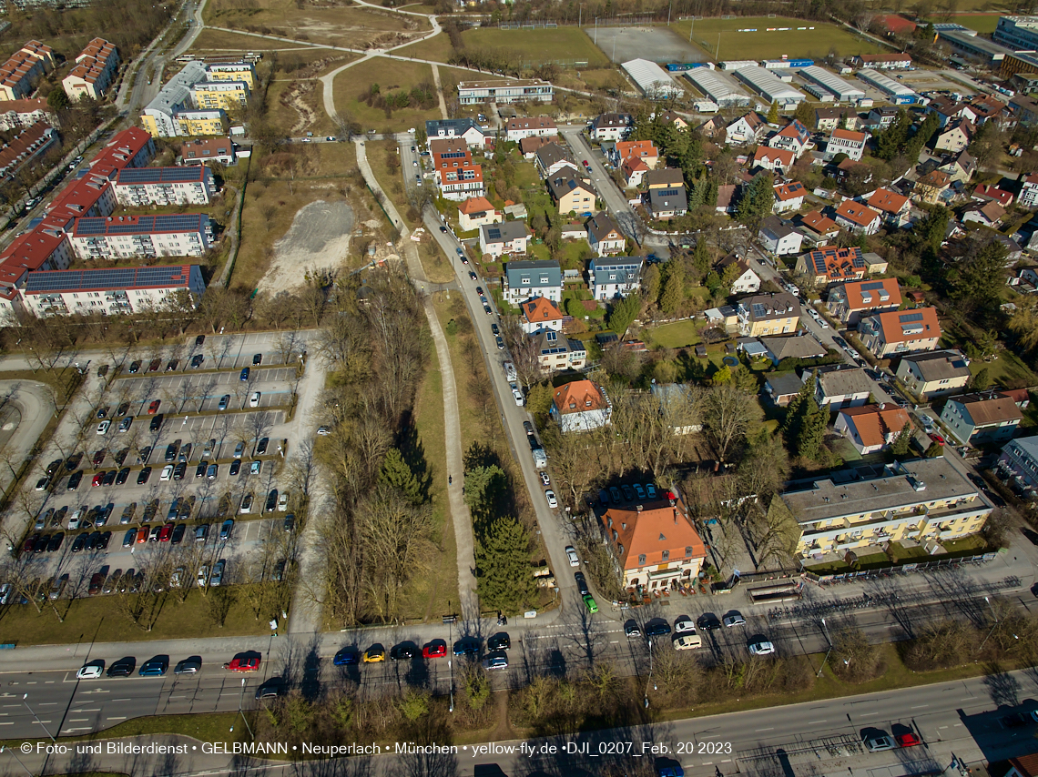 20.02.2023 -  der verschwundene Hachinger Bach in Neuperlach und Berg am Laim